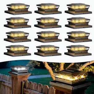 Solar Post Light - 12 Pack