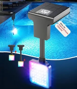 Pool Wall Light with LCD Digital Thermometer CB290BL 1PC
