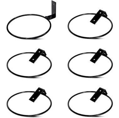 Wall Mounted Metal Planter Rings / Plant Holder Brackets