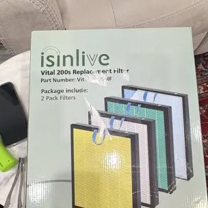 isinlive Vital 200s Replacement Filter (2 Pack)