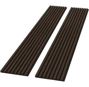 Acoustic Wood Wall Panels 94.49 x 12.6 Soundproof Wood Slat Wall Paneling