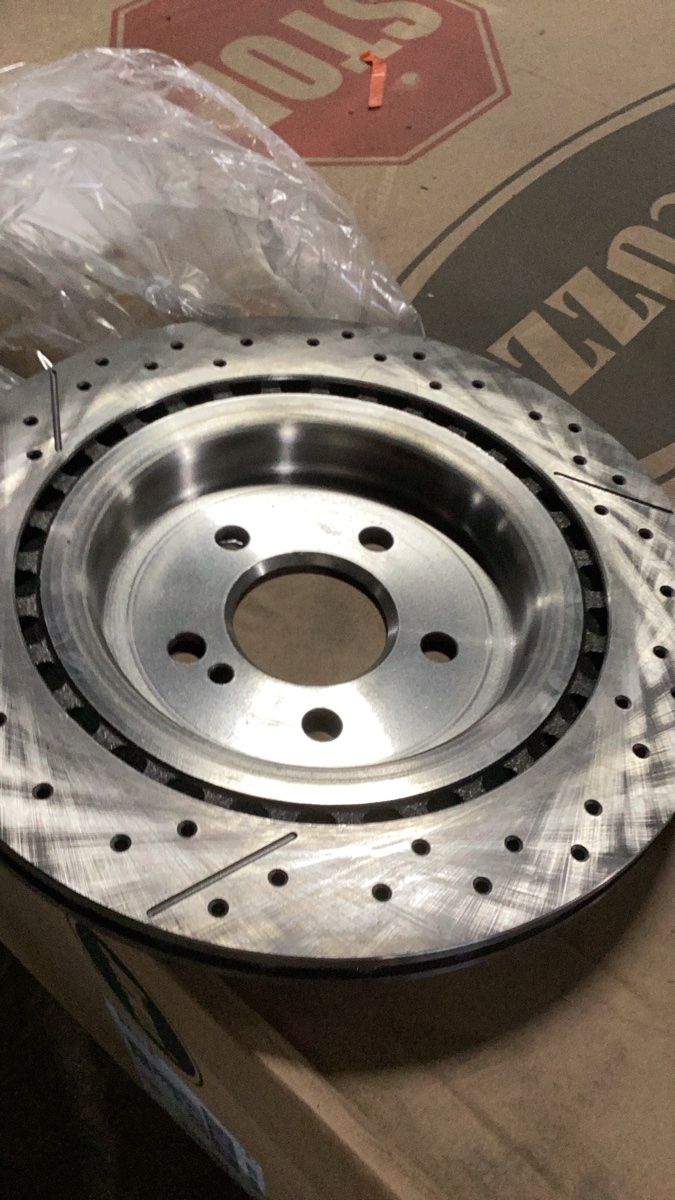Performance Drilled and Slotted Brake Rotor