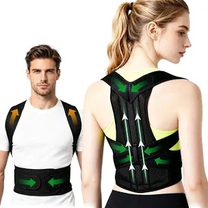 Large Back Brace for Posture & Lower Back Support