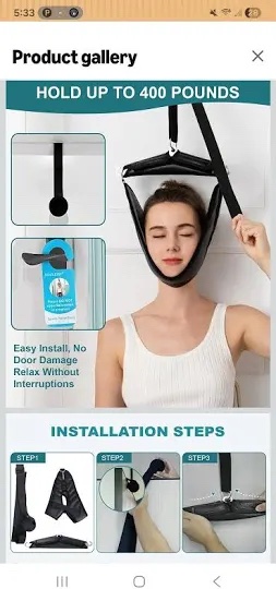 Soulearn Cervical Traction Device