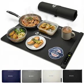 TRAVELISIMO Palermo Warming Mat, Black