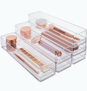 STORi Drawer Organizers 12" x 3" x 2" - Set of 6