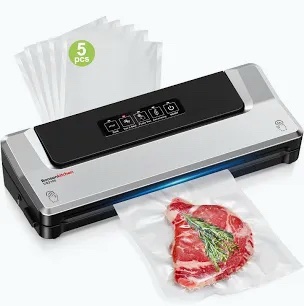 Bonsenkitchen Vacuum Sealer VS2100 US Silver