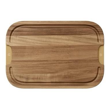Rustic Dark Brown Wooden Serving Tray / Cutting Board
