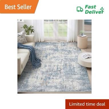 SYRLFAR Machine Washable Area Rug