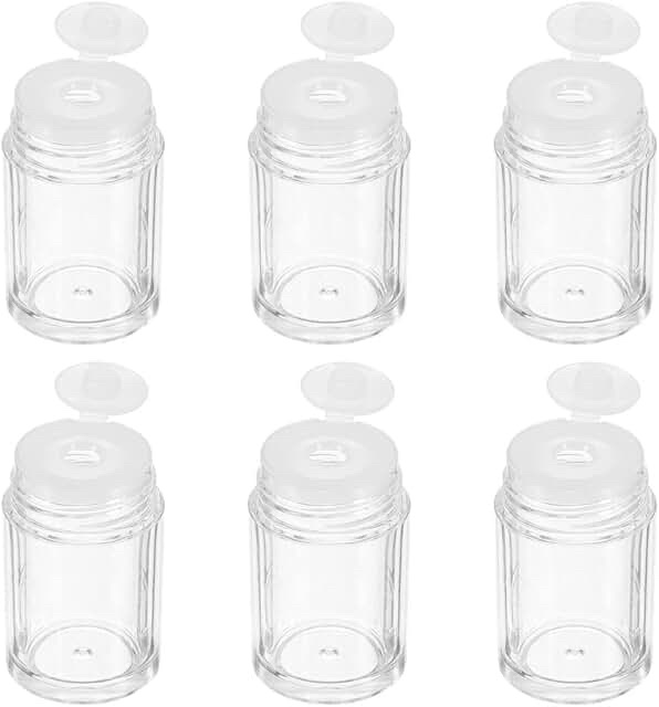 KiKo Modular Powder Caddy, 6-Piece 120ml Dispenser Set