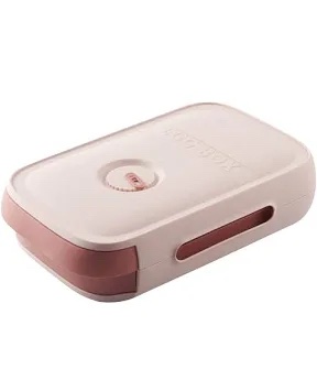 Kitchen Organization Egg Box Container with Timer/Date Dial