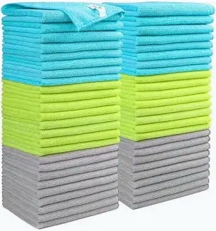 Aidea Microfiber Cleaning Cloths 50 Pack