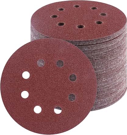 Replacement Orbital Sander Sanding Discs - 8-Hole Round