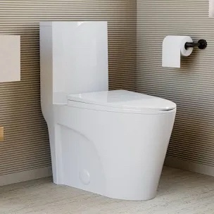 Swiss Madison St. Tropez One-Piece Elongated Toilet, 14" Rough-In
