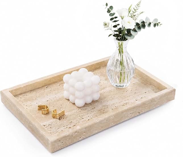 Natural Marble Decorative Tray