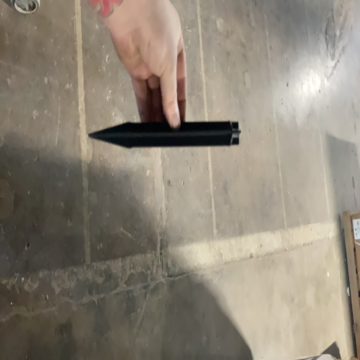 Black Plastic Landscape Edging Stake