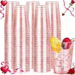 Daymoo 100 Pcs Plastic Cups