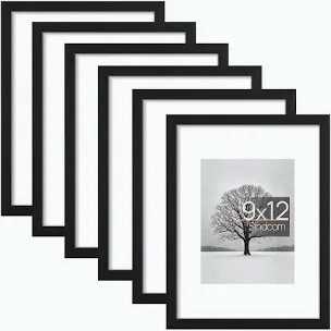 Upsimples 5 PCS Picture Frame Set 9x12 inch