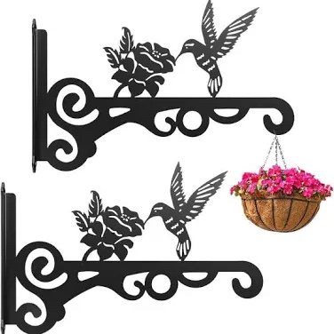 Metal Decorative Wall-Mounted Shelf Brackets humming bird