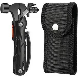 Push Gear 16-in-1 Multifunctional Stainless Steel Hammer Multi-Tool