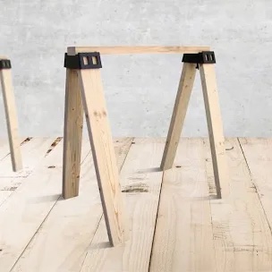 POWERTEC 71026V Sawhorse Brackets