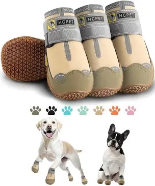 HCPET Dog Shoes / Boots - Protective Footwear for Pets