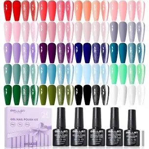 Gellen 24-Piece Gel Nail Polish Kit