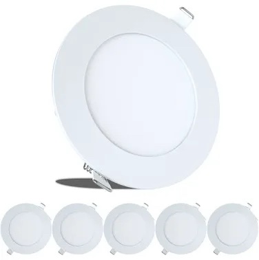 Leisure LED RV/Marine Slim Line Dimmable LED Round Recessed Panel (4-3/4", 2700K, Warm White)