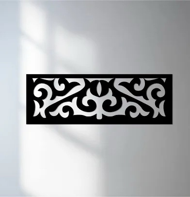 Decorative Laser Cut Metal Wall Art or Panel
