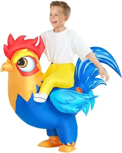 Inflatable Rooster Costume, Child Size S