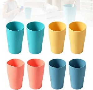 Plastic Cold Cups, Pack of 8