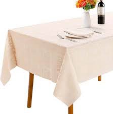 Galaxy Heavy Duty Vinyl Tablecloth Sand 52" x 90" Rectangle