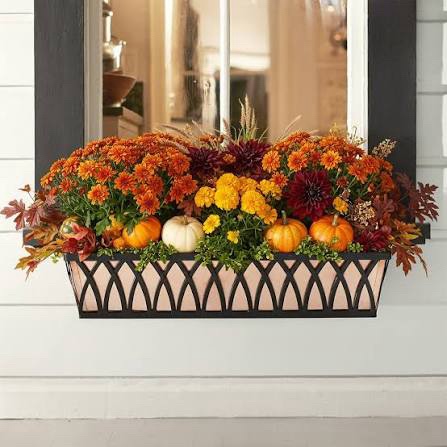 AmberFun 12PCS Artificial Planters Window Boxes Decor