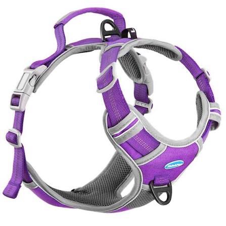 ThinkPet ComfortPro LED Dog Harness - Medium, Purple