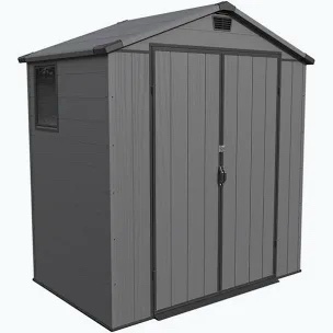 6 Ft. W X 4 Ft. D Resin Storage Shed, complete