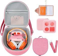 Yoto Mini (2024 Edition) 3-in-1 Travel Bundle Hard Case, Silicone Cover & Card Holder - Pink