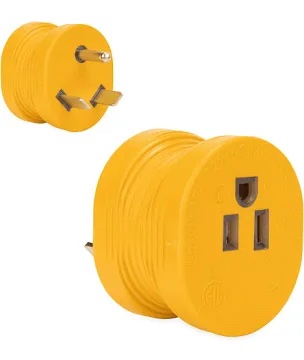 Camco RV Electrical Adapter 30 Amp to 15 Amp
