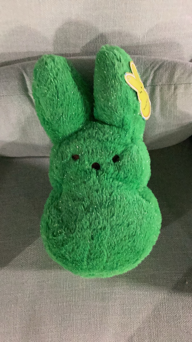 Peeps Easter Bunny Plush, Green