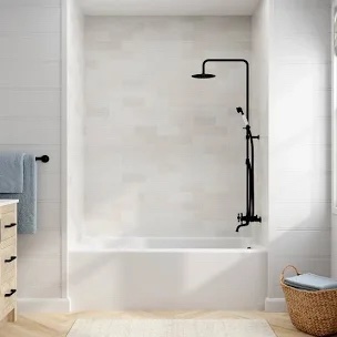 American Standard Studio Above Floor Rough Right Hand Bathtub 60 x 30
