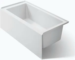 Kohler Underscore 60x32 Right-Hand Drain Alcove Bathtub with Integral Apron