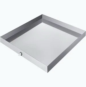 Vevor stainless steel washing machine drain pan 27 x 25 x 2.5”
