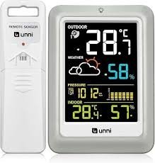 Unni Indoor Outdoor Thermometer Hygrometer