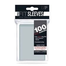 Generic 100 PCS Inner Sleeves for Standard Cards 89mm x 64mm 6Packs