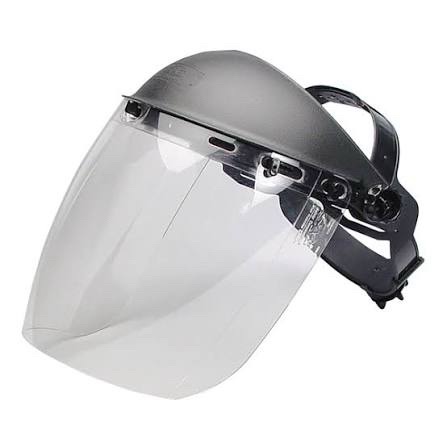 5 pcs Headgear with clear face sheild