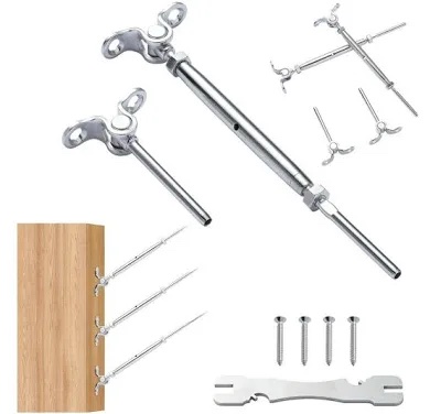 VEVOR Adjustable Angle Cable Railing Kit