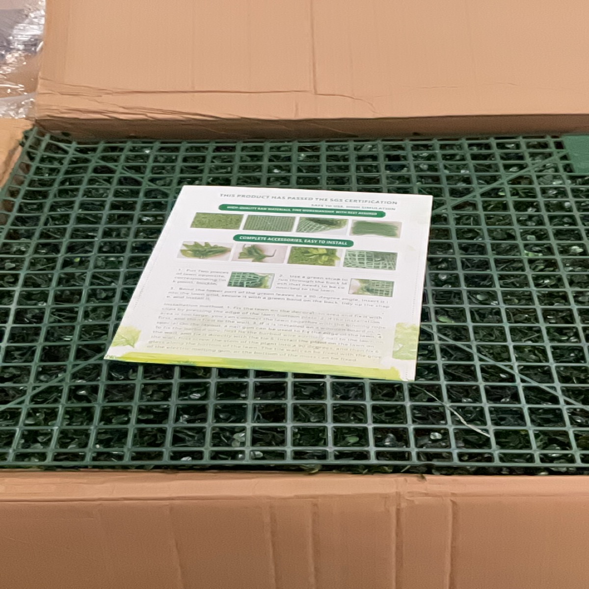 VEVOR 45 Artificial Boxwood Hedge Panels - Privacy Fence Screen