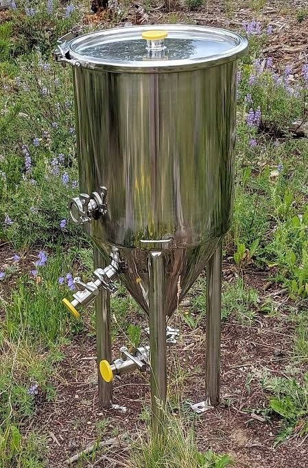 Stainless Steel Conical Fermenter Lid/Top for Homebrewing