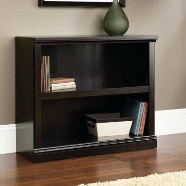 (No hardware)Hartman 29.88" H x 35.25" W Standard Bookcase- black
