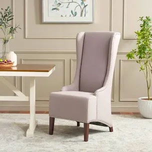 Bacall Linen Upholstered Side Chair in Birch