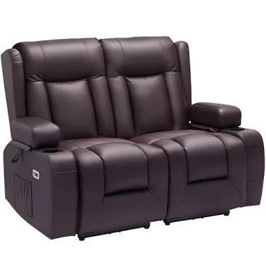 VEVOR 2-Seat Sofa with Left-Side Storage - Light Coffee 1/3 incomplete